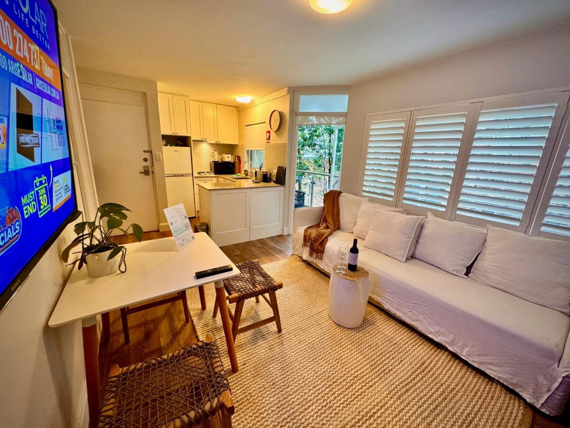 1 Bdrm Manly Beachside Apt With Parking Sydney Kültér fotó
